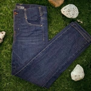 Dark Blue Mid Rise Jeggins